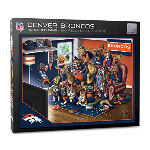 Image of YouTheFan NFL Purebred Fans 500pc Puzzle - A Real Nailbiter
