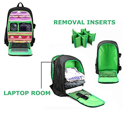 G-Raphy Camera Backpack Dslr Slr Backpack With Laptop Compartment/Tripod Holder For Dslr Slr Cameras/Tripods #TOP4