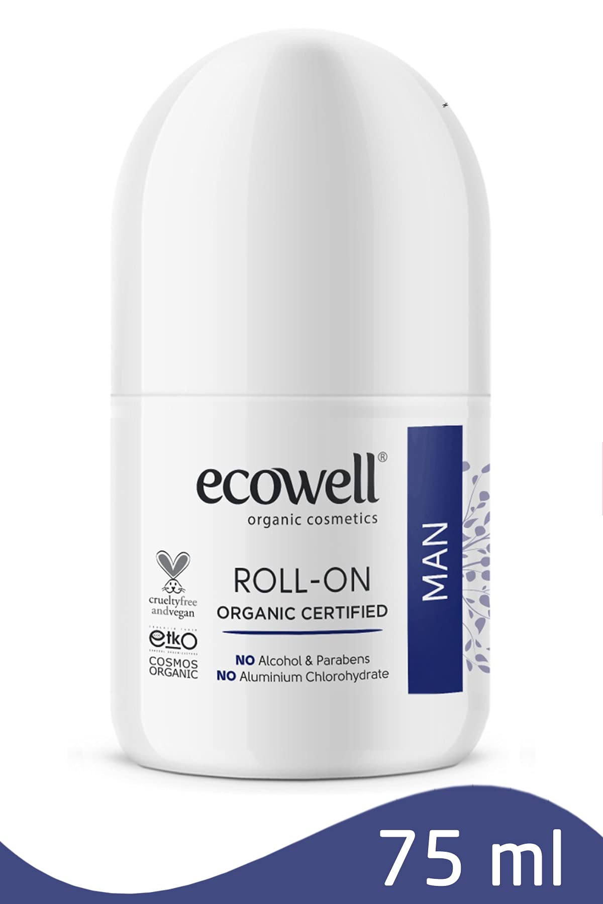 ECOWELL Organic Roll-On Herren 75 ml