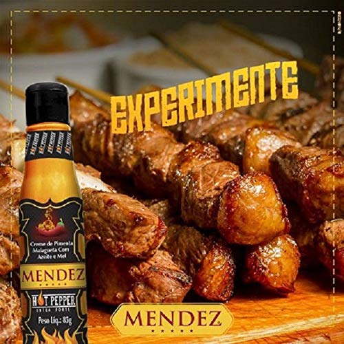 Molho de Pimenta Mendez Hot Pepper 85g 12 unidades