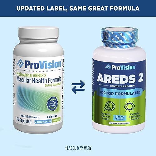 Provision AREDS 2 Eye Vitamins - Enhance Vision Supplements - Lutein Zeaxanthin Vision Complex - 60 Eye Supplement Capsules - Thumbnail 5