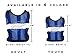 World Sport PRO Series Adult Blue Scrimmage Vests Set of 12 with Carry Bag