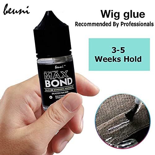 Image of 30 Ml Max Bond Hair Patch Glue for Men | Ultra Hold Wig & Toupee Adhesive | Strong Bonding, Skin-Friendly & Easy-to-Use Squeeze Bottle