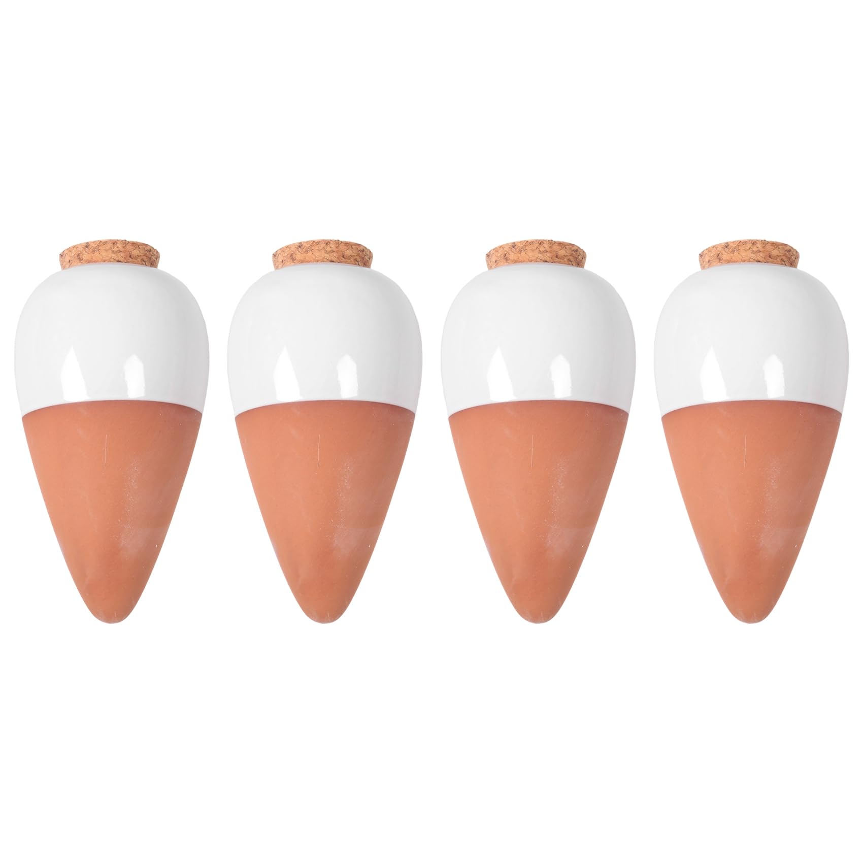 muqeu Plant Watering Ball, Terracotta Watering Spike - Slow Release Watering Can,16 Ounces - Self Watering Spike,4pcs