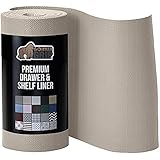 Gorilla Grip Smooth Surfaced Top Slip Resistant Drawer and Shelf Liner, Non Adhesive Water Resistant...