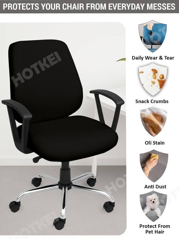 HOTKEI Chair 6 Black Back View