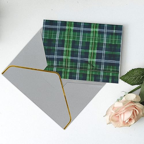 Zishak SN-127 Blue Scottish Tartan Radiant Gratitude Cards-Wedding,Friendship,Anniversary Greeting Cards thumb #8