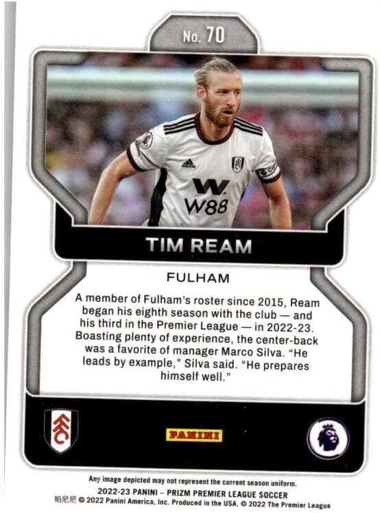 Miniatura 2 de 2022-23 PANINI PRIZM PREMEIR LEAGUE #70 TIM REAM FULHAM SOCCER OFFICIAL TRADING CARD OF THE PRO
