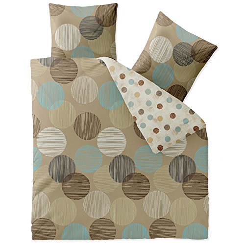 CelinaTex Touchme Biber Bettwäsche 200 x 220 cm 3teilig Baumwolle...