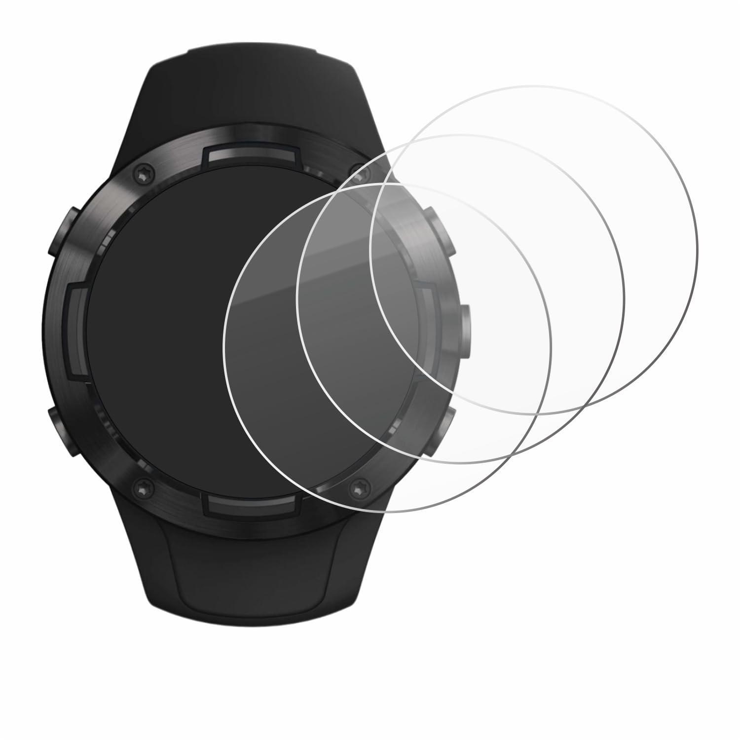 LUSEE Vetro Temperato Per Suunto Vertical Pellicola Protettiva, 3 Pezzi