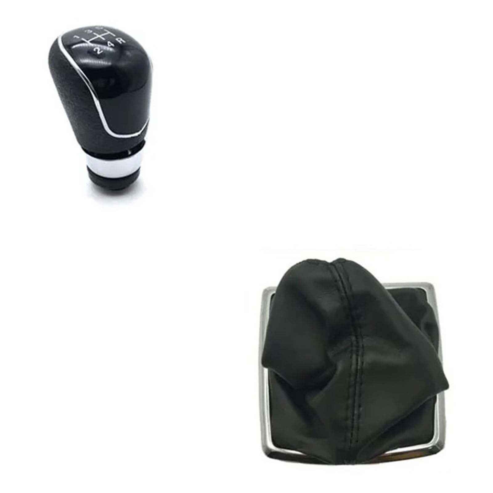 Sauanmnktp Black Small 5Speed Gearshift Knob For Focus 2004-2007 Gear Shift Knob 5 6 Speed Manual