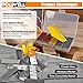POLIWELL 120pcs Micro Detail SanderPaper Kit with Storage Box,3.5” x 1” Hand Sanding Block for Small Projects,3-in-1 Sand Paper Kit,80-600 Grit Sandpaper Assortment Pack for Wood Tight Narrow Spaces
