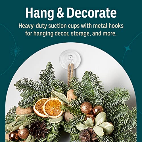 Suction Cup Hooks Wall Hooks For Hanging All Purpose Hook Wall Hangers Without Nails Heavy Duty Wall Hooks-Made In Usa (7 Lbs / 4 Pack) #TOP1