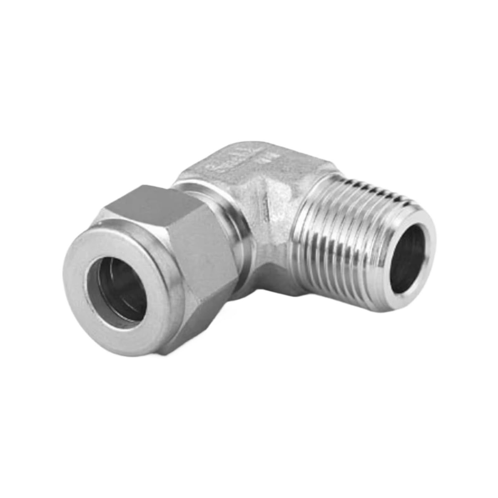 Codo SS-25M0-2-12, Casquillo De 25 Mm X Rosca Externa NPT De 3/4 Pulg.