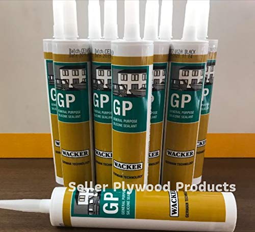 Wacker - Professional Silicone Sealant Gun Applicator With Wacker GP Premium Sealant For Bonding, Gap Filling & Repair (10 Pcs - Clear) (B08BVY626G) Amazon Price History, Amazon Price Tracker