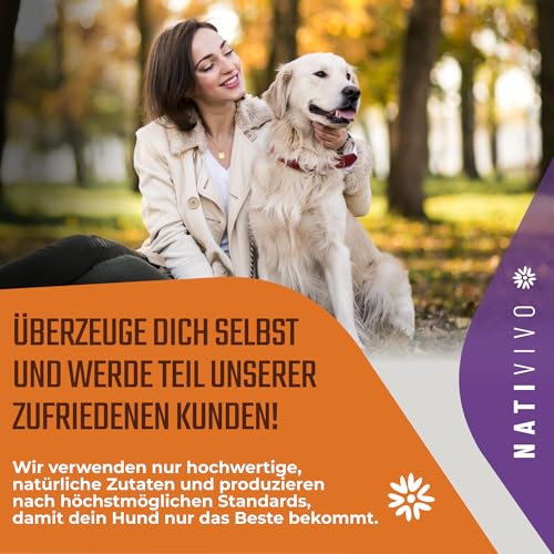 NatiVivo Premium Omega 3-6-9 Hunde Barföl 500ml Omega 3 Boost Fischöl mit Hanfsamenöl 100% natürlich Hochwertige Ergänzung für Barf & Trockenfutter Made in Germany