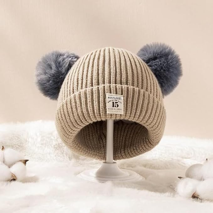 Buy Gajraj Unisex Kids Winter Beanie Hat - Soft Fleece Velvet Fur