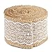 Burlap lace ribbon