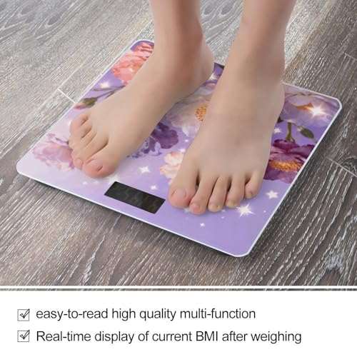 Báscula digital para baño con pantalla LCD y diseño antideslizante miniatura 5