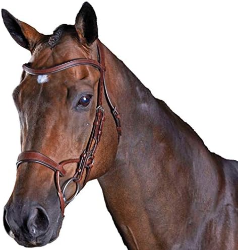 Collegiate ComFiTec Training Bridle, Brown, Full