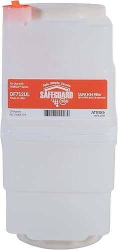 Atrix OF712UL SafeGuard 360 ULPA Filtro para aspiradora serie Omega, 1 galón