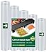 Produktbild HANCHAO Vakuumrollen 5 Rollen Vakuumierbeutel Folienrollen für alle Vakuumierer und für Sous Vide geeignet, BPA-Frei, Vakkumierfolien Stark & Reißfest & Kochfest & Wiederverwendbar Vakuumbeutel