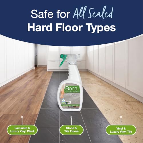 Image of Bona Multi-Surface Floor Cleaner Spray - 32 fl oz - Unscented - Refillable | Residue-Free Floor Cleaning Solution for Stone, Tile, Laminate, and Vinyl Floors