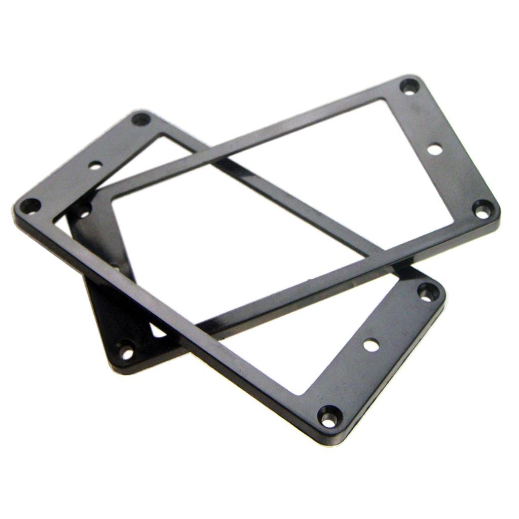 Club Bollywood®2 Pieces Plastic Humbucker Pickup Mounting Ring Frame for Electric Guitar Accessory Black-picture-42