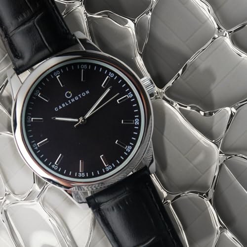 Image of Carlington Aristocrat Series Analog Watches for Men with Premium Leather Strap - CT 1077