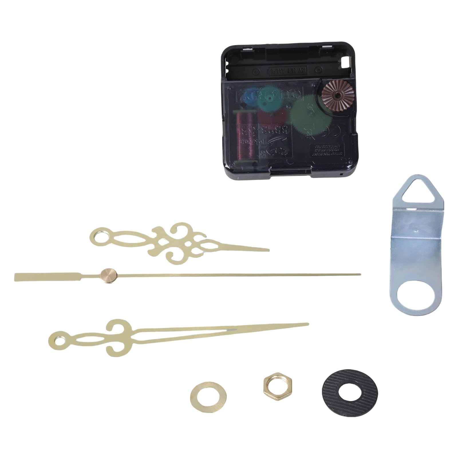 Yhplxyuus Quiet Quartzs Clock Movement Kits with Antique Arrowed Hands for Wall Clocks Accurate Timekeeping Replacement Crafting Supplies