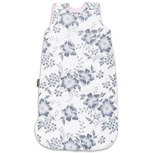 Bellochi Babyslaapzak 0-12 Maanden Schlummersack 100% Katoen – OEKO-TEX – 4 Seizoenen Baby Slaapzak – Tog 2,5 met Verstelbare Lengte 60-75 cm – Roze Bes