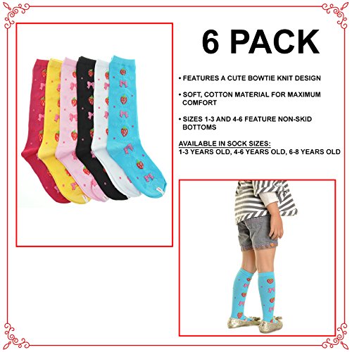 Image of Angelina Novelty Assorted KNEE HIGH Women's Kids Girls Socks