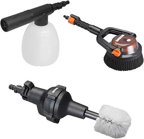WORX Kit de accesorios de limpieza para automóviles/barcos Hydroshot - WA4071