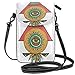 Produktbild Handy Geldbörse Crossbody Smart Neoprenanzug Pyramide Handy Geldbörse Geldbörse für Frauen Mädchen Kleine Crossbody Geldbörsen Taschen