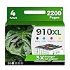 910XL – Cartucho de tinta de repuesto compatible con HP Ink 910 XL con impresora OfficeJet Pro 8020 8025 8028 8035 8030 8010 8015 8018 8022, color negro