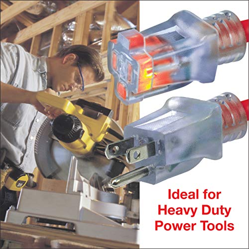 image for Clear Power 100 ft 12/3 SJTW Heavy Duty Extreme Cold Weather Outdoor E