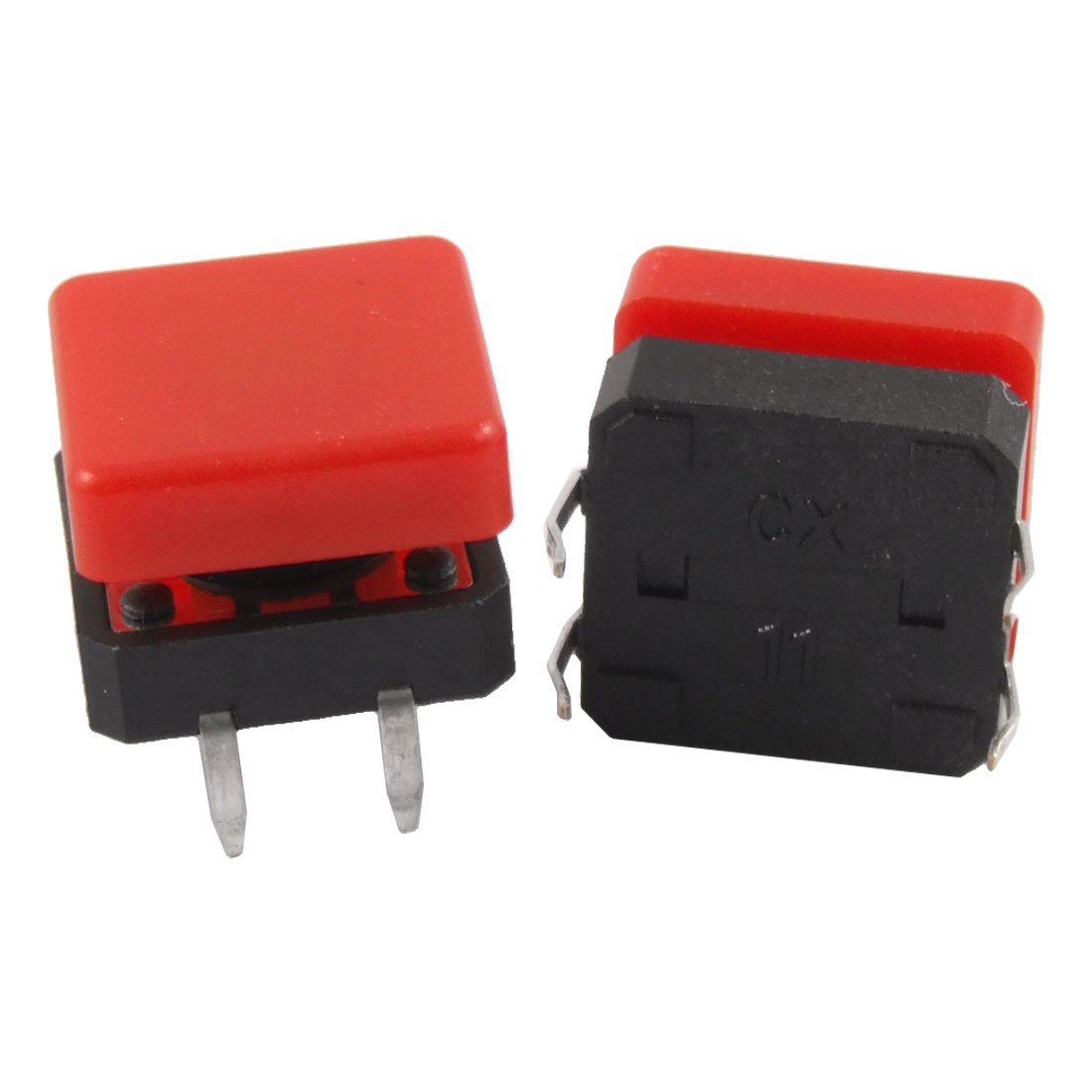 uxcell 10 Pcs Momentary Tact Tactile Push Button Switch 12 x 12 x 8mm 4