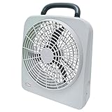 RoadPro RP8000 10' Indoor/Outdoor Dual Power Fan - Battery and/or 12V