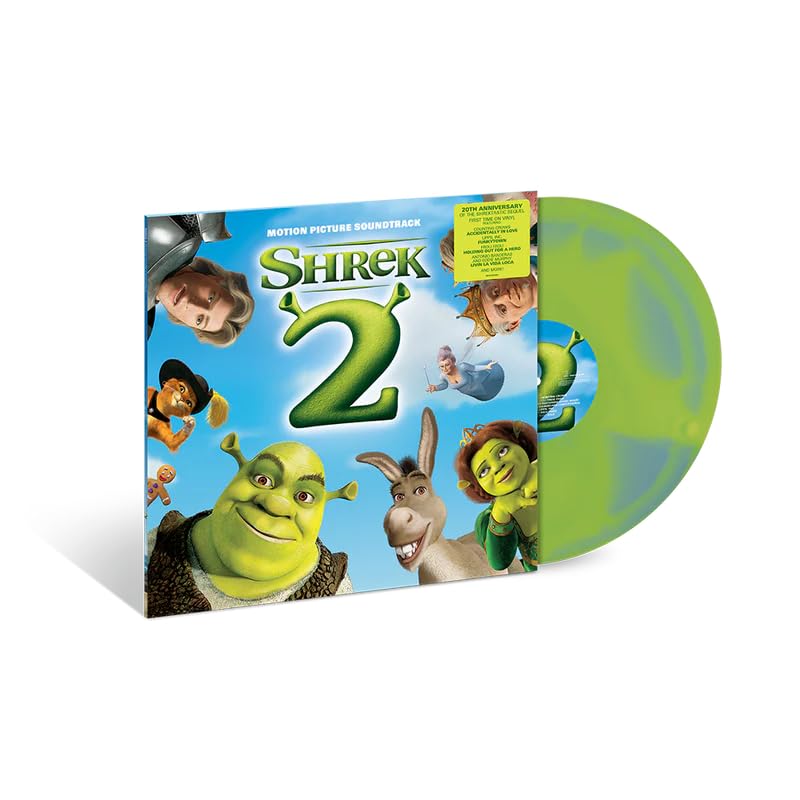 Shrek 2 Soundtrack Blue & Green Record