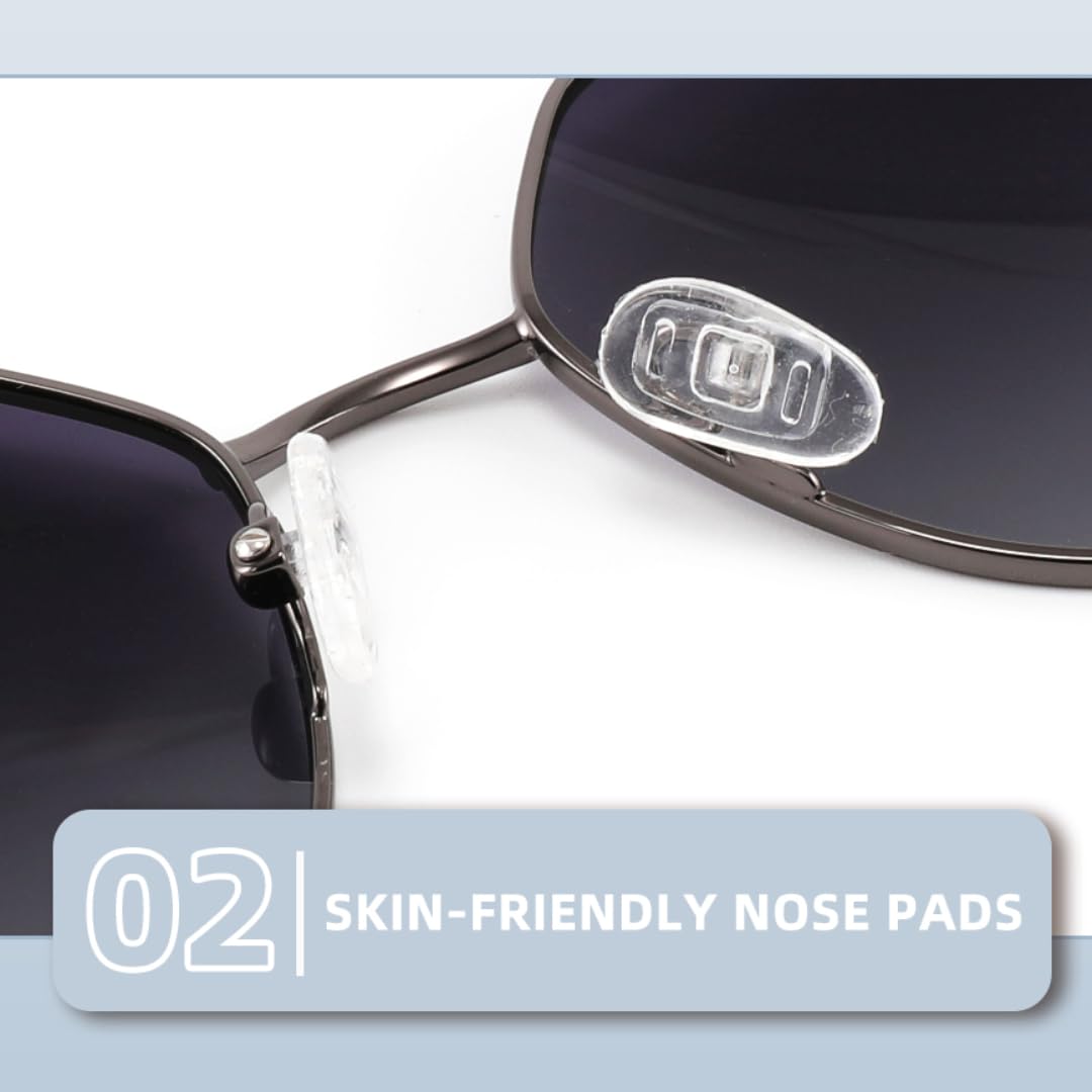 Gafas de sol polarizadas de metal para mujer, Uv400, para exteriores, para conducción