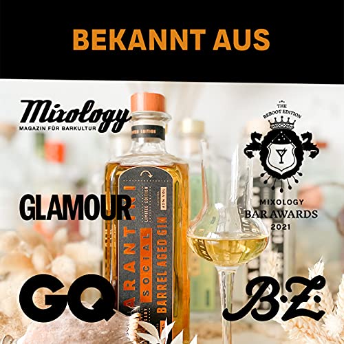 Quarantini Barrel Aged Gin (500ml) – der Premium Gin mit aromatischen Gin Botanicals aus Papaya, Bergamotte und… – Bild 6
