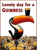 Lovely Day for A Guinness Retro Metal Sign Vintage Man Cave Bar Pub Vintage Metal Signs 8x12 Inch