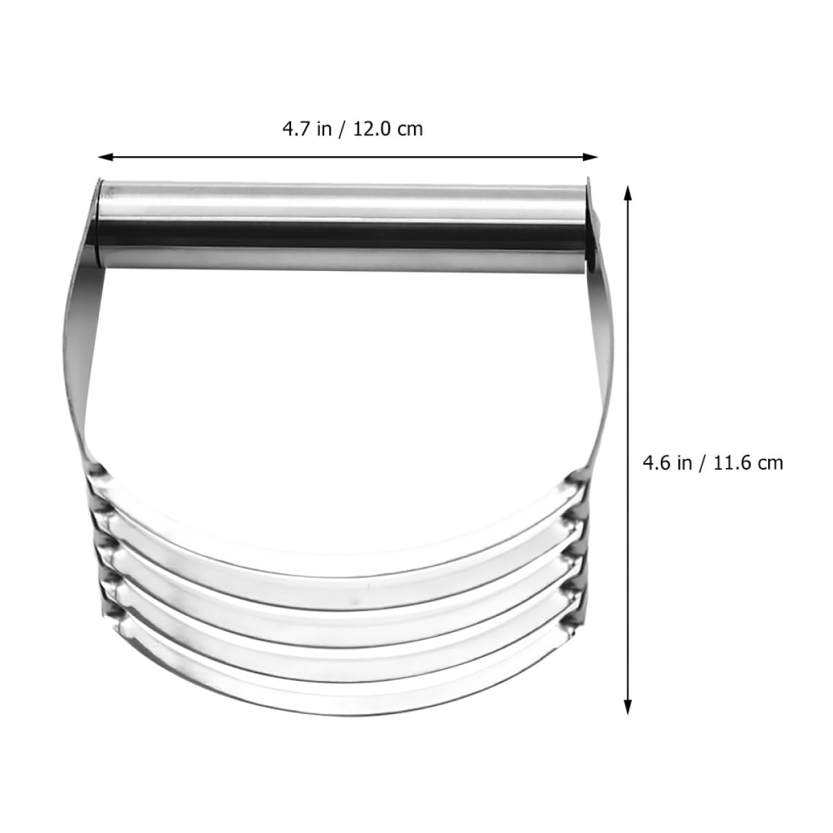 OKUMEYR Manual Powder Mixer Set 2pcs Pastry Blender Baking Gadgets for Dough Cutting