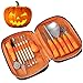 Produktbild iBaseToy Halloween Kürbis Schnitz Tool Kit, 13 Stück Professionelles Kürbis Schnitzset, Einfaches Schnitzen von Halloween Kürbis Dekorationen von Creative Jack-O-Lantern Carving