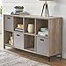 Better Homes and Gardens.. Cube Organizer with Metal Base - (8 Cube, Rustic Gray)