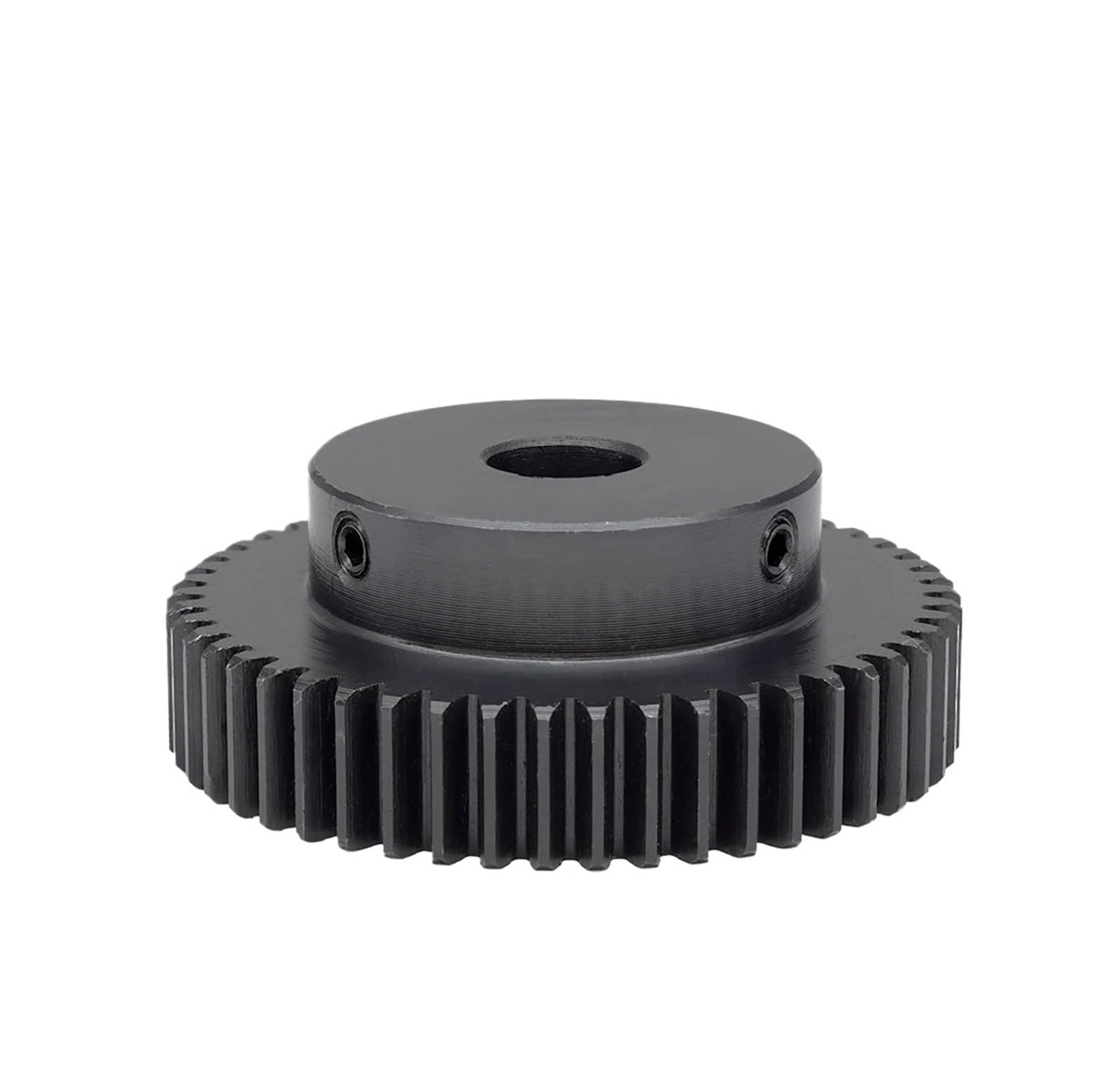 Bevel Gear Pinion Hardware Mechanical Spur Gear 1.5M-50T Bore Size 8/10/12/15/16/17/18/19/20/25mm Metal Gear Blackening Carbon Steel Teeth Height 15mm(1.5M50T - Bore 17mm)