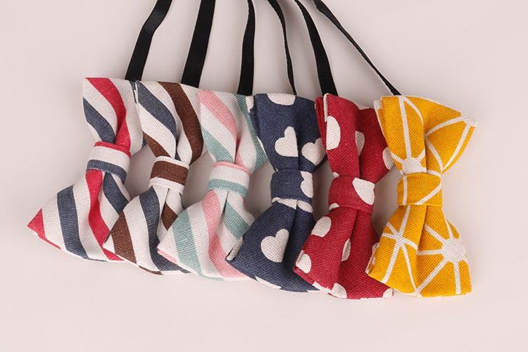 Flairs New York Little Gentleman's Kids Bow Tie (Red White Blue [Baber Pole])4