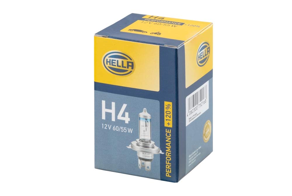 Bulb P43t-38 H4 8GJ 223 498-021 HELLA for BMW SUZUKI ALFA ROMEO MERCEDES-BENZ VW