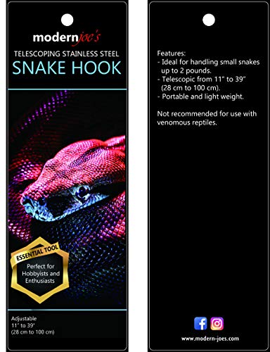 MODERNJOE'S Premium Extra Long Collapsible Stainless Steel Snake Hook Extends to 39 inches, Catch and Handle Corn Snakes… - Image 4