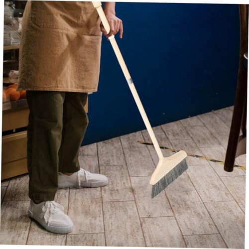 FOMIYES Weicher Langstiel Besen mit Weichen Borsten Staubbesen für Holzböden Sanfte Reinigung von Ecken und Teppichen Ergonomischer Haushaltsbesen für Küche und Wohnzimmer Biegfest und – Bild 7